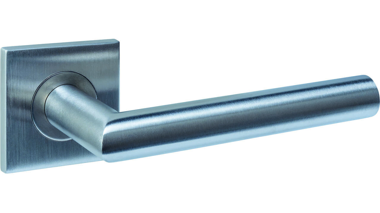 Intersteel Deurkruk Q 04 op rozet verdekt 53x53x6mm rvs