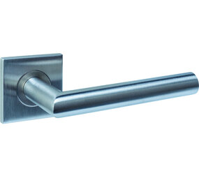 Intersteel Deurkruk Q 04 op rozet verdekt 53x53x6mm rvs