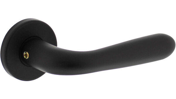 Intersteel Deurkruk Merredin met rozet verdekt ø50x7mm met nokken zwart
