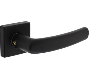 Intersteel Deurkruk Denham met rozet verdekt 50x50x10mm met nokken zwart