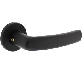 Intersteel Deurkruk Denham met rozet verdekt ø50x7mm met nokken zwart