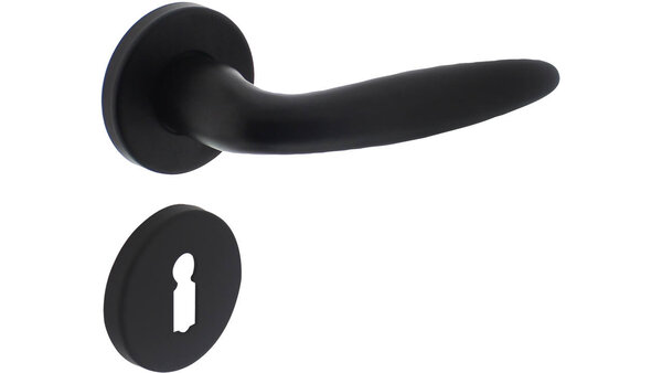 Intersteel Deurkruk Sigaar op rozet verdekt ø49x7mm zwart