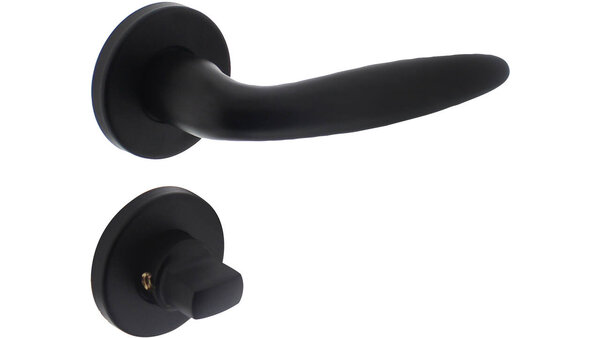 Intersteel Deurkruk Sigaar op rozet verdekt ø49x7mm zwart
