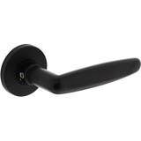 Intersteel Deurkruk Sophie met rozet verdekt ø49x7mm zwart