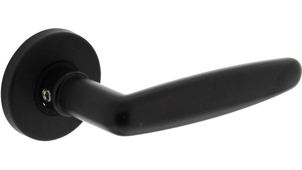 Intersteel Deurkruk Sophie met rozet verdekt ø49x7mm zwart