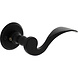 Intersteel Deurkruk Lepel met rozet ø50x5mm zwart