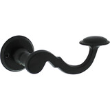 Intersteel Deurkruk Posthoorn met rozet ø50x5mm zwart