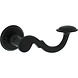 Intersteel Deurkruk Posthoorn met rozet ø50x5mm zwart