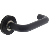 Intersteel Deurkruk Bern op rozet verdekt ø53x10mm structuur zwart