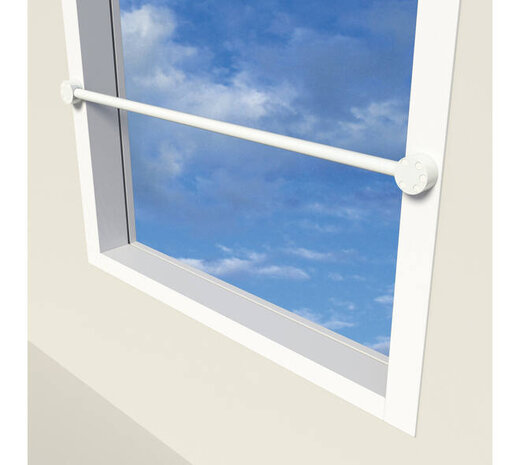 Secu SecuGuard Doorvalbeveiliging SlimLine set op de dag wit Secu SecuGuard Doorvalbeveiliging SlimLine set op de dag wit