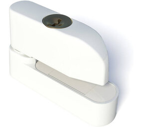 Secu SecuMax Raamgrendel afsluitbaar wit