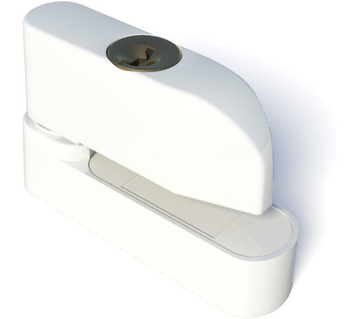 Secu SecuMax Raamgrendel afsluitbaar wit