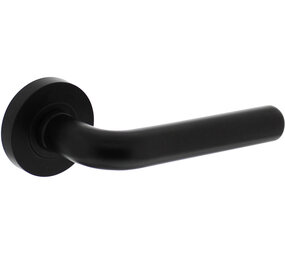 Intersteel Deurkruk Agatha op rozet verdekt ø52x10mm met nokken zwart