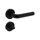 Intersteel Deurkruk Agatha op rozet verdekt ø52x10mm met nokken zwart