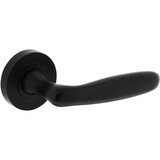 Intersteel Deurkruk Bjorn op rozet verdekt ø52x10mm met nokken zwart