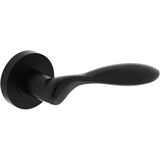 Intersteel Deurkruk George op rozet verdekt ø52x10mm met nokken zwart