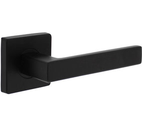 Intersteel Deurkruk Hera op rozet verdekt 55x55x10mm met nokken zwart Intersteel Deurkruk Hera op rozet verdekt 55x55x10mm met nokken zwart