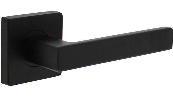 Intersteel Deurkruk Hera op rozet verdekt 55x55x10mm met nokken zwart Intersteel Deurkruk Hera op rozet verdekt 55x55x10mm met nokken zwart