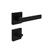 Intersteel Deurkruk Hera op rozet verdekt 55x55x10mm met nokken zwart Intersteel Deurkruk Hera op rozet verdekt 55x55x10mm met nokken zwart