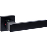 Intersteel Deurkruk Prolock Cunera met blokkeer mechanisme op rozet verdekt 52x52x10mm met nokken zwart