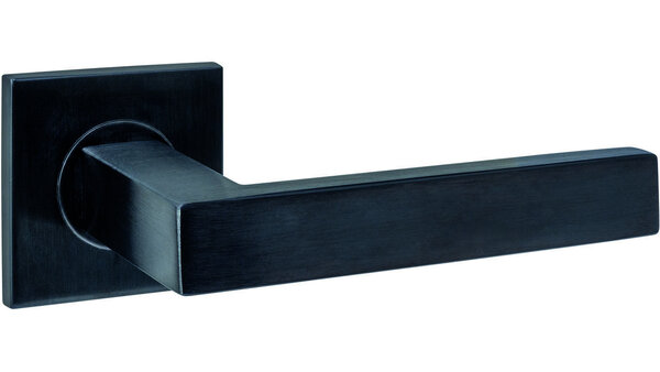 Intersteel Deurkruk Q 05 op rozet verdekt 53x53x6mm PVD zwart