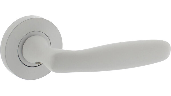 Intersteel Deurkruk Bjorn op rozet verdekt ø52x10mm met nokken wit