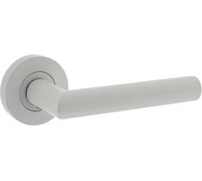 Intersteel Deurkruk Bastian op rozet verdekt ø52x10mm met nokken wit