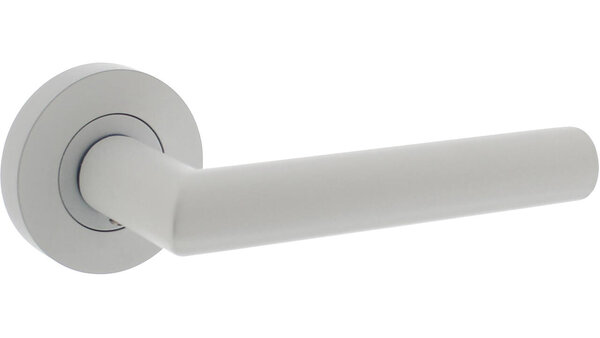 Intersteel Deurkruk Bastian op rozet verdekt ø52x10mm met nokken wit