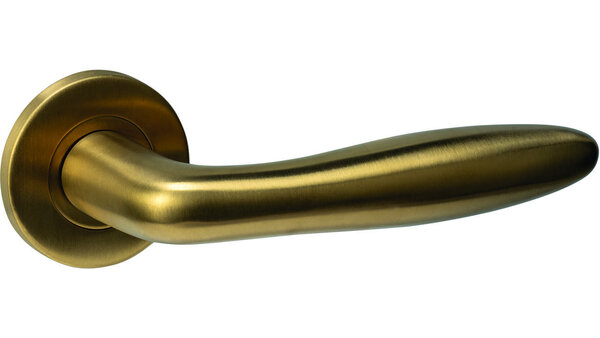 Intersteel Deurkruk Q 03 op rozet verdekt ø52x6mm PVD messing mat Intersteel Deurkruk Q 03 op rozet verdekt ø52x6mm PVD messing mat