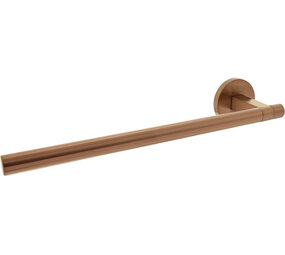 Intersteel Deurkruk Shiraat by Grand & Johnson op rozet éénzijdig verdekt ø55x8mm PVD koper mat Intersteel Deurkruk Shiraat by Grand & Johnson op rozet éénzijdig verdekt ø55x8mm PVD koper mat