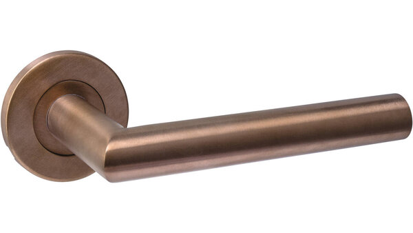 Intersteel Deurkruk Q 01 op rozet verdekt ø52x6mm PVD brons