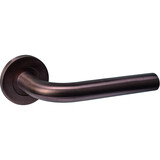 Intersteel Deurkruk Q 02 op rozet verdekt ø52x6mm PVD brons