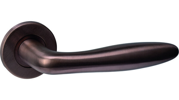 Intersteel Deurkruk Q 03 op rozet verdekt ø52x6mm PVD brons