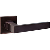 Intersteel Deurkruk Q 05 op rozet verdekt 53x53x6mm PVD brons