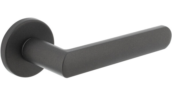 Intersteel Deurkruk Sora met rozet verdekt ø51x5mm met nokken grijs