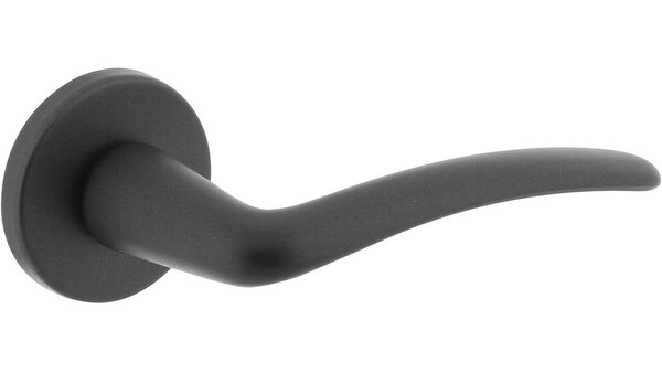 Intersteel Deurkruk Zaia met rozet verdekt ø51x5mm met nokken grijs Intersteel Deurkruk Zaia met rozet verdekt ø51x5mm met nokken grijs