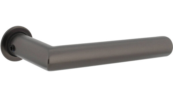 Intersteel Deurkruk Jura met rozet zelfklevend ø30x3mm antraciet grijs