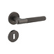 Intersteel Deurkruk Rombo op rozet verdekt ø53x8mm met nokken antraciet grijs Intersteel Deurkruk Rombo op rozet verdekt ø53x8mm met nokken antraciet grijs