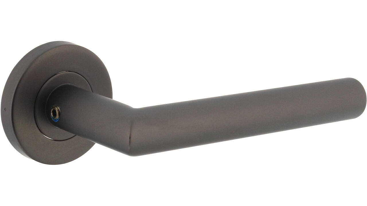 Intersteel Deurkruk Jura op rozet verdekt ø53x8mm met nokken antraciet grijs