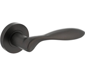 Intersteel Deurkruk George op rozet verdekt ø52x10mm met nokken antraciet grijs