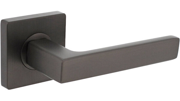 Intersteel Deurkruk Hera op rozet verdekt 55x55x10mm met nokken antraciet grijs