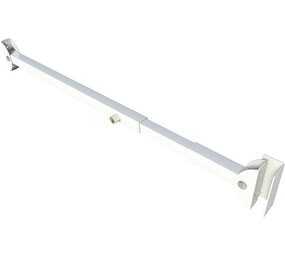 Secu SecuBar Schuifpui Plus wit 112-180cm