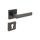 Intersteel Deurkruk Hera op rozet verdekt 55x55x10mm met nokken antraciet grijs