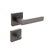 Intersteel Deurkruk Hera op rozet verdekt 55x55x10mm met nokken antraciet grijs