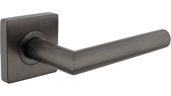 Intersteel Deurkruk Bastian op rozet verdekt 55x55x10mm met nokken antraciet grijs Intersteel Deurkruk Bastian op rozet verdekt 55x55x10mm met nokken antraciet grijs
