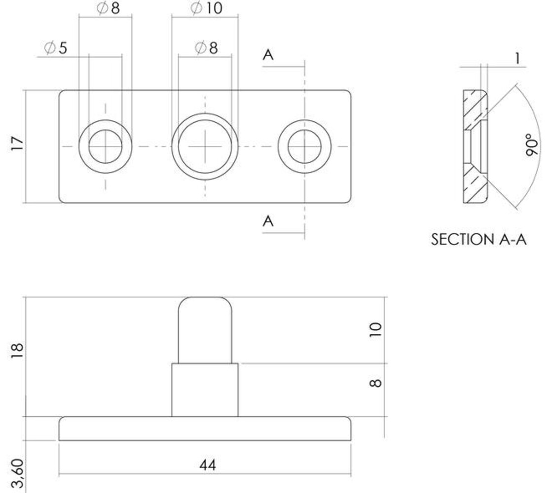 Intersteel Stelpen in diverse kleuren Intersteel Stelpen in diverse kleuren