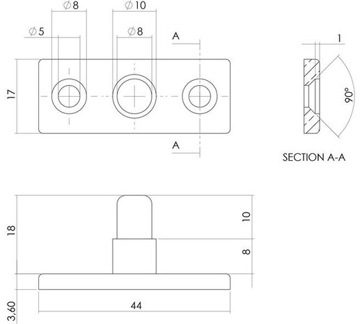 Intersteel Stelpen in diverse kleuren Intersteel Stelpen in diverse kleuren