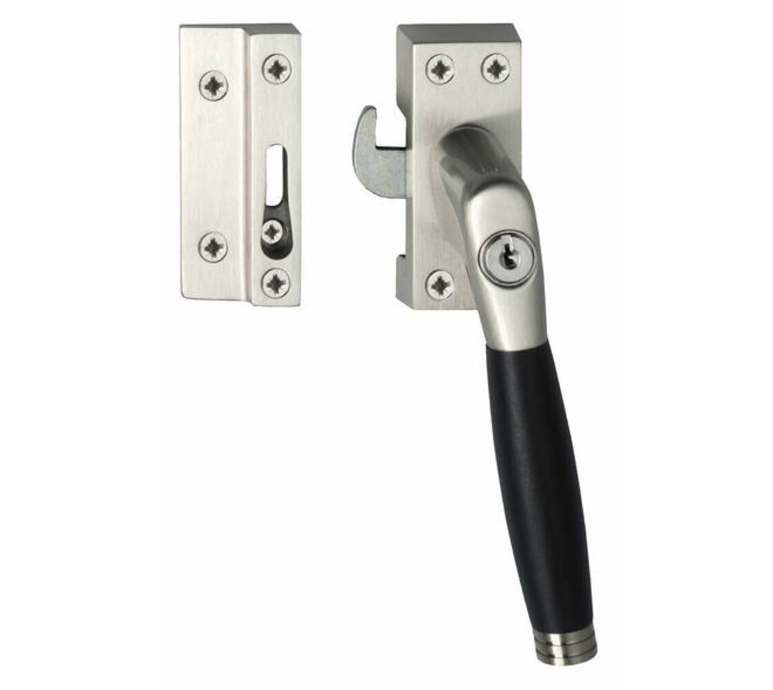 Intersteel SKG* afsluitbare raamsluiting inclusief sluitplaat met kom Ton 222 in diverse kleuren Intersteel SKG* afsluitbare raamsluiting inclusief sluitplaat met kom Ton 222 in diverse kleuren