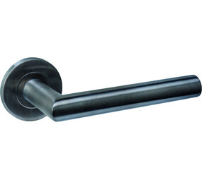 Intersteel Deurkruk Q 01 op rozet verdekt ø52x6mm PVD antraciet Intersteel Deurkruk Q 01 op rozet verdekt ø52x6mm PVD antraciet