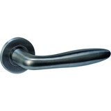 Intersteel Deurkruk Q 03 op rozet verdekt ø52x6mm PVD antraciet